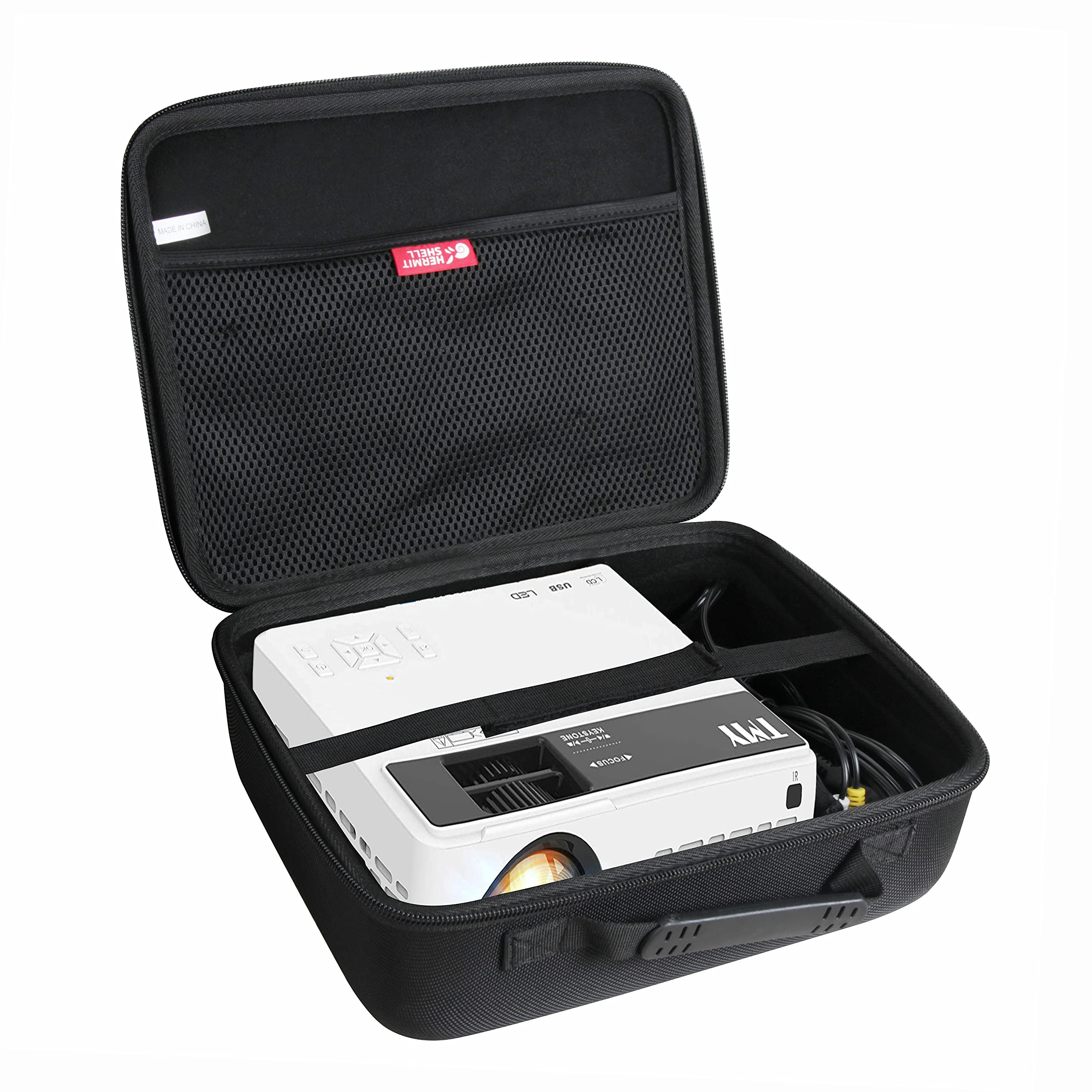Hermitshell Hard Travel Case for TMY Mini Bluetooth Projector with Tripod Durable Protection and Easy Transport