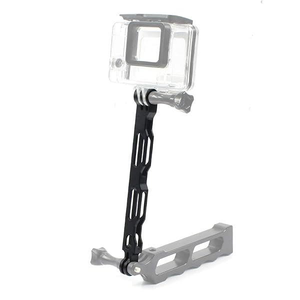 FEICHAO FEICHAO Aluminum Alloy Extension Arm Mount Holder for GoPro Hero 3 4 5 6 Yi 4K SJCAM Selfie Pole Durable and Lightweight - View 6 of 10