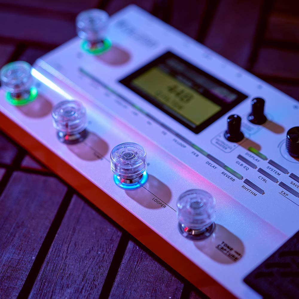 MOOER MOOER Candy Series Transparent Clear Guitar Footswitch Toppers for Enhanced Performance and Style - View 5 of 7