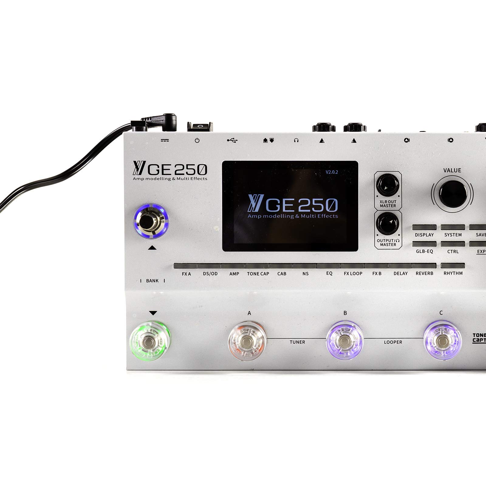 MOOER Candy Series Transparent Clear Guitar Footswitch Toppers for Enhanced Performance and Style