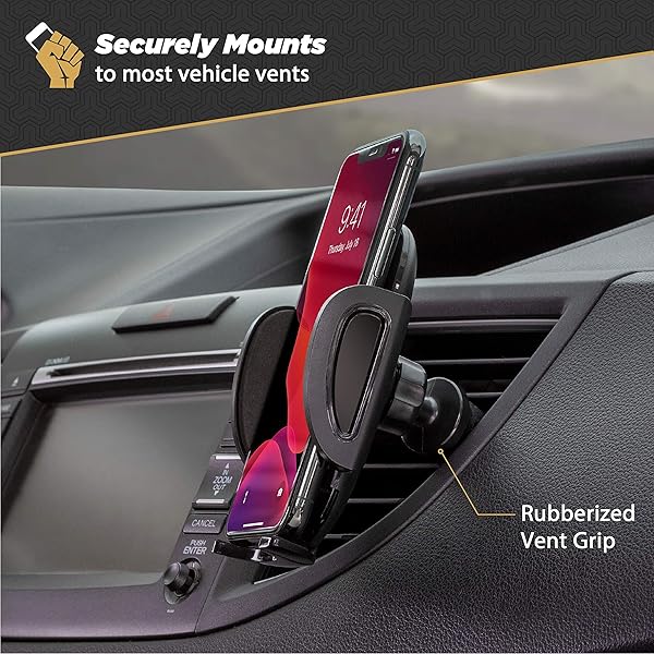 Scosche Scosche SUHV-2PKXCES0 Car Vent Phone Mount: Quick-Release, Portable 2-Pack with Removable Clips - View 6 of 7