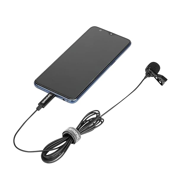 Saramonic Saramonic LavMicro U3A USB-C Lavalier Mic for iPhone 15, Android & More - Perfect for Vlogging, YouTube, TikTok & Live Streaming - View 6 of 11