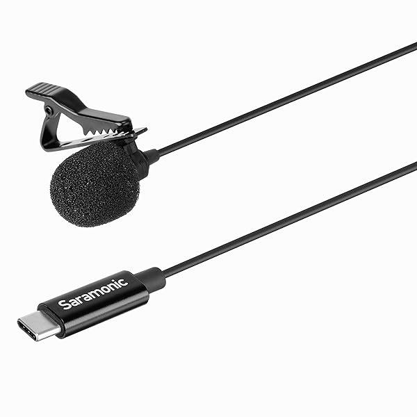Saramonic Saramonic LavMicro U3A USB-C Lavalier Mic for iPhone 15, Android & More - Perfect for Vlogging, YouTube, TikTok & Live Streaming