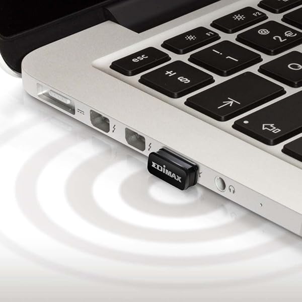 Edimax Edimax N150 Nano USB Wi-Fi 4 Adapter: 150Mbps, Plug-n-Play for Windows 11, Linux & Mac OS - Smallest Dongle for Fast Connectivity - View 4 of 7