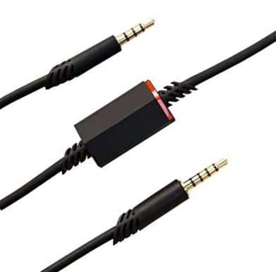 ienza Ienza 2.0M A40 Cord Replacement Inline Mute Console Cable for Astro A40 A40 TR Gaming Headset