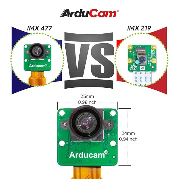 Arducam Arducam Mini 12.3MP HQ Camera for Nvidia Jetson Nano and Xavier NX IMX477 Module with M12 Mount Lens - View 2 of 5
