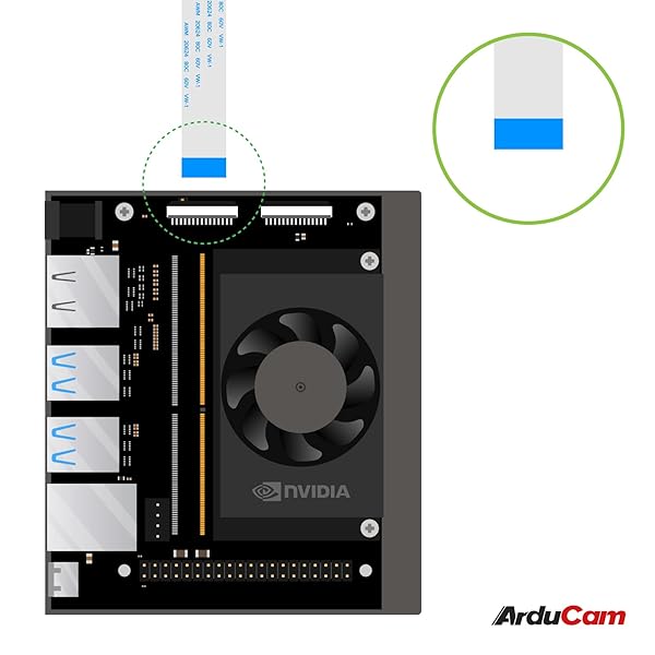 Arducam Arducam Mini 12.3MP HQ Camera for Nvidia Jetson Nano and Xavier NX IMX477 Module with M12 Mount Lens - View 5 of 5