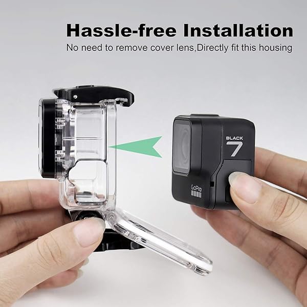 GEPULY GEPULY Skeleton Housing Case for GoPro Hero 7/6/5/2018 - Enhanced Audio & Heat Dissipation - View 4 of 10