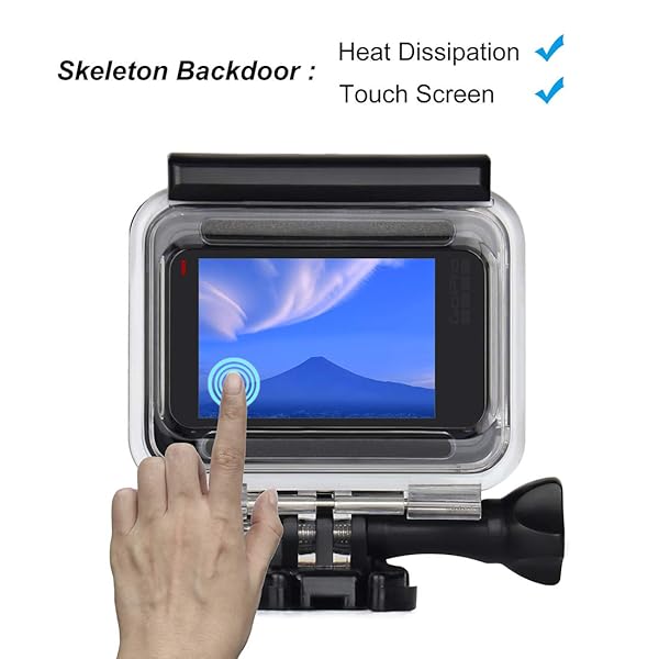 GEPULY GEPULY Skeleton Housing Case for GoPro Hero 7/6/5/2018 - Enhanced Audio & Heat Dissipation - View 8 of 10