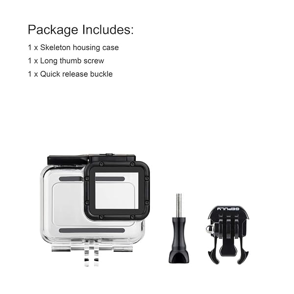 GEPULY GEPULY Skeleton Housing Case for GoPro Hero 7/6/5/2018 - Enhanced Audio & Heat Dissipation - View 10 of 10