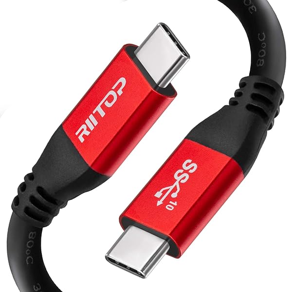 RIITOP RIITOP 4.5m USB C to C Cable 10Gbps 20V 5A Fast Charging Video Cord USB 3.1 Type-C Gen 2 Long Cable