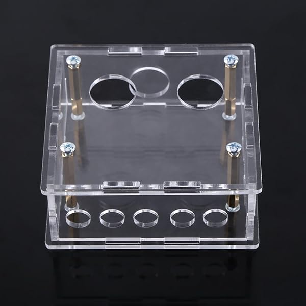 Oumefar Oumefar 6J1 Acrylic Case Shell for Electron Tube Valve Preamp Amplifier Board Housing Protective Kit for 1 Channel Amplifier - View 6 of 9