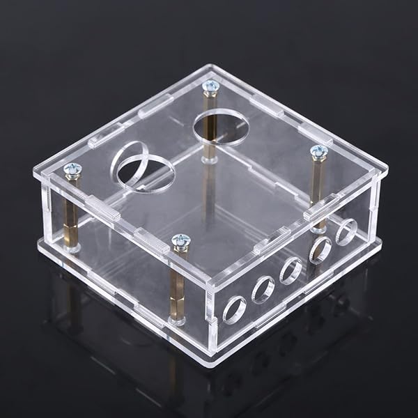 Oumefar Oumefar 6J1 Acrylic Case Shell for Electron Tube Valve Preamp Amplifier Board Housing Protective Kit for 1 Channel Amplifier - View 7 of 9