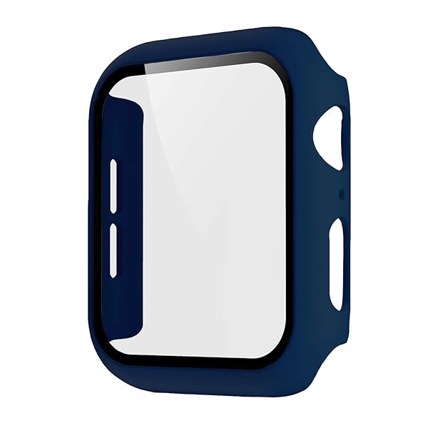 Pokanic Pokanic 2 Pack Tempered Glass Case for Apple Watch 1/2/3/SE - Full Screen Protector, Midnight Blue, 38mm - View 11 of 11