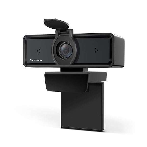 Amcrest 1080P Webcam with Microphone & Privacy Cover - Ideal for Zoom, Skype, Online Classes & Meetings