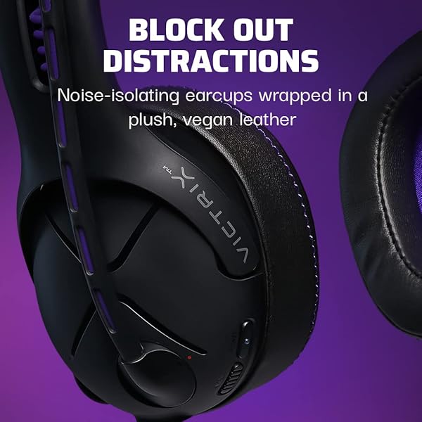 PDP Victrix Gambit Black Gaming Headset: Wireless & Wired, PS4/PS5, Noise Cancelling, Esports-Ready Pro Audio - View 4 of 6
