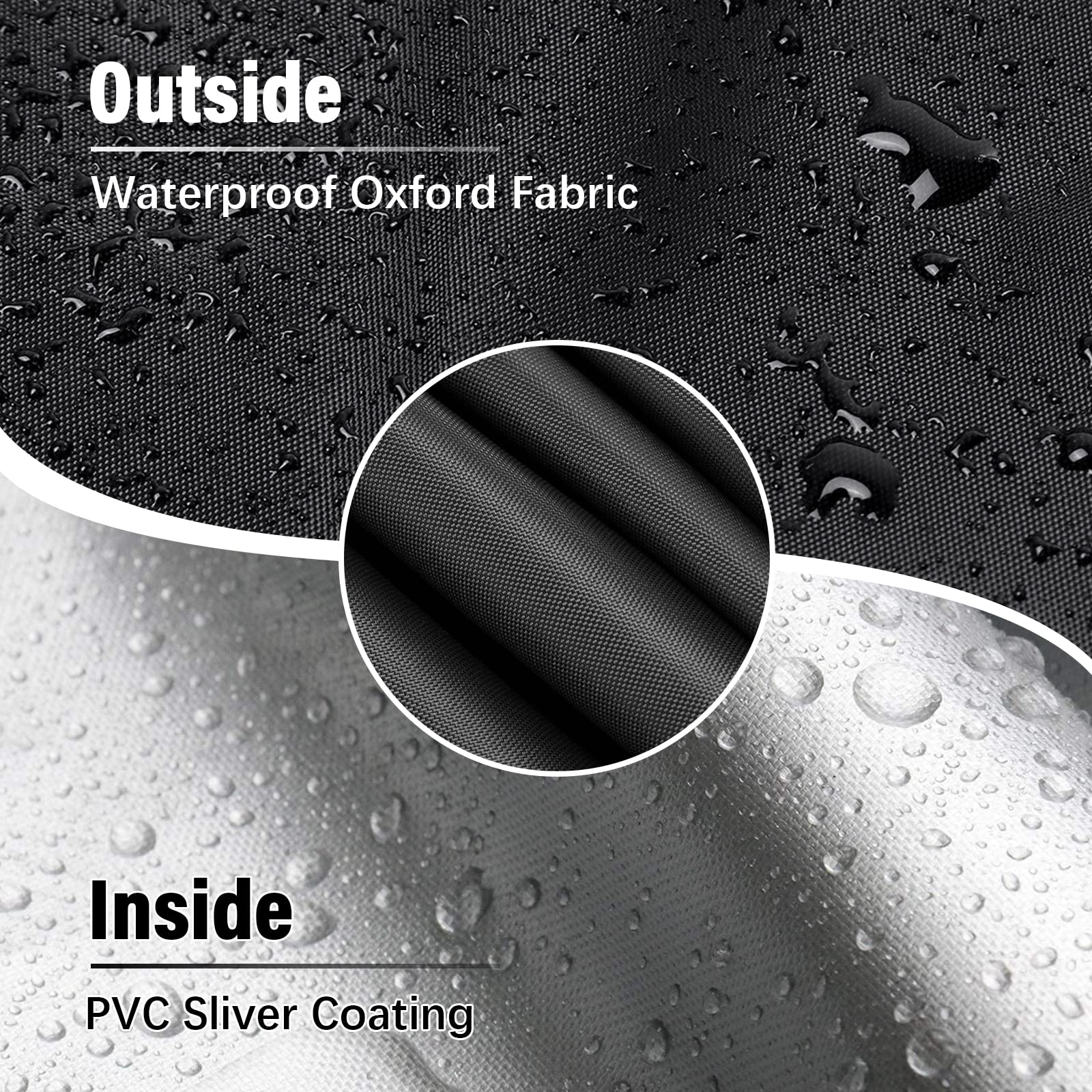 tonhui Tonhui Exercise Bike Cover, Upright Indoor Cycling Protective Cover Dustproof Waterproof Cover Ideal for Indoor Or Outdoor Use - View 4 of 7