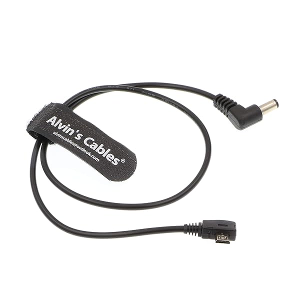 Alvin's Cables Alvins Cables Micro USB Right Angle to 21 DC Barrel Motor Power Cable for Tilta Nucleus Nano - View 5 of 5