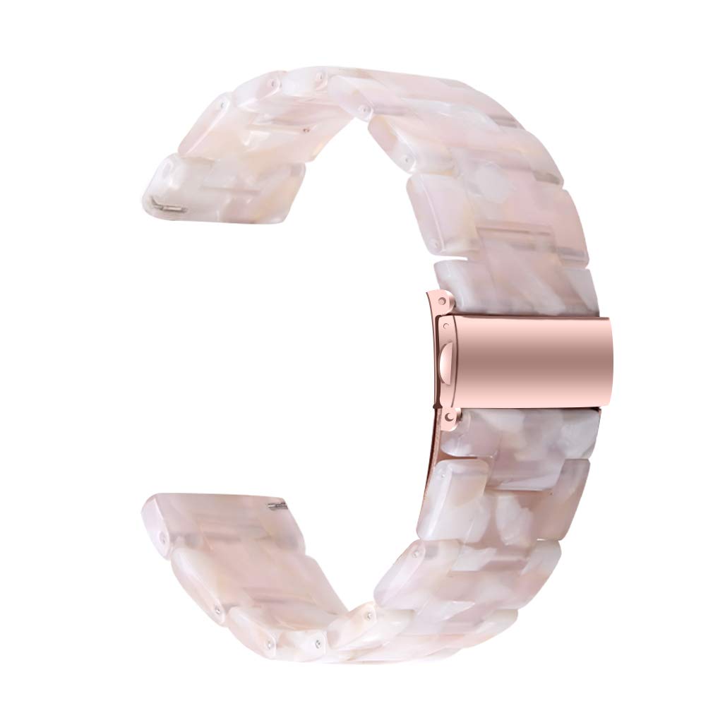 Chofit Resin Bands Compatible with Galaxy Watch4 40mm 44mmGalaxy Watch4 Classic 42mm 46mmGalaxy Watch3 41mm Watchband 20mm Resin Watch Strap Band Stainless - View 6 of 6