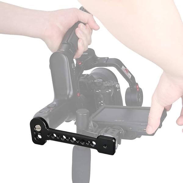 NICEYRIG NICEYRIG Cold Shoe Extension Bracket for DJI RS 3 RS 2 RSC 2 Ronin S Tripod Camera Vlog Holder Mount - View 4 of 9