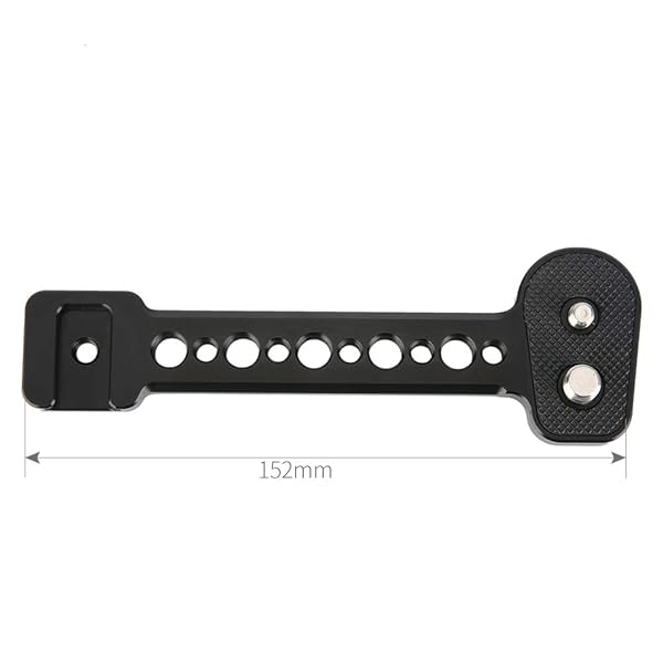 NICEYRIG NICEYRIG Cold Shoe Extension Bracket for DJI RS 3 RS 2 RSC 2 Ronin S Tripod Camera Vlog Holder Mount - View 5 of 9