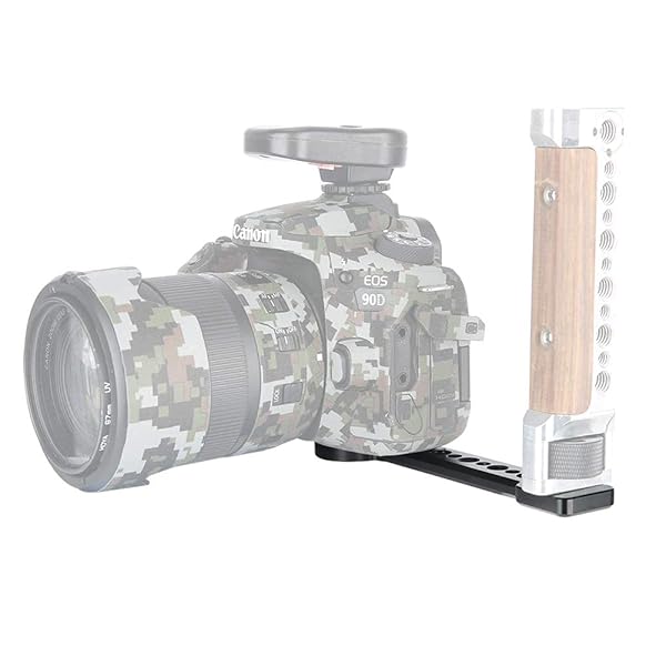 NICEYRIG NICEYRIG Cold Shoe Extension Bracket for DJI RS 3 RS 2 RSC 2 Ronin S Tripod Camera Vlog Holder Mount - View 7 of 9