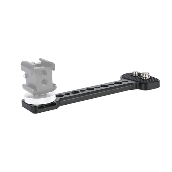 NICEYRIG NICEYRIG Cold Shoe Extension Bracket for DJI RS 3 RS 2 RSC 2 Ronin S Tripod Camera Vlog Holder Mount - View 8 of 9