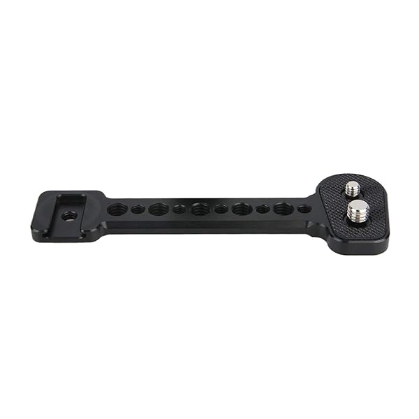 NICEYRIG NICEYRIG Cold Shoe Extension Bracket for DJI RS 3 RS 2 RSC 2 Ronin S Tripod Camera Vlog Holder Mount - View 2 of 9