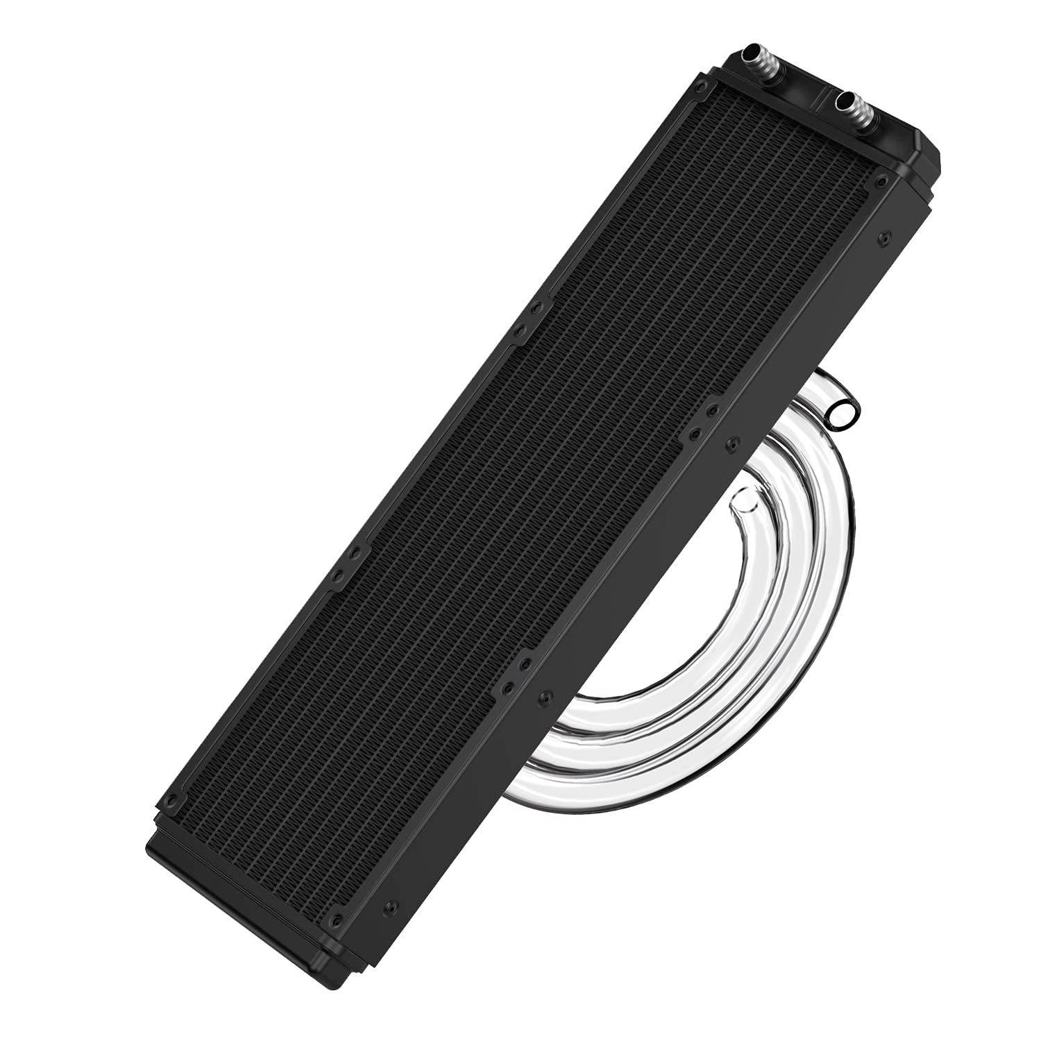 Clyxgs Clyxgs 360mm Water Cooling Radiator 12 Pipe Aluminum Heat Exchanger for PC CPU Computer Water Cooling System DC12V