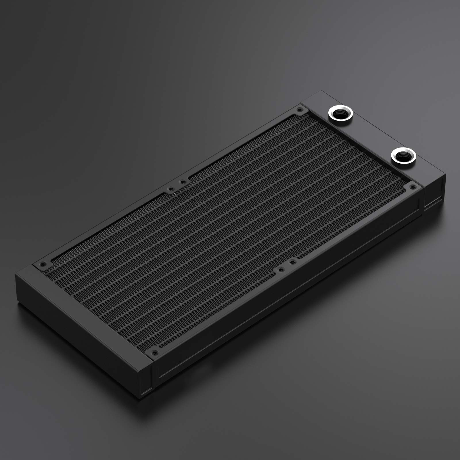 Clyxgs CLYXGS 240mm Water Cooling Radiator G1/4 Thread Aluminum Heat Exchanger for PC CPU Computer Cooling System - View 6 of 6
