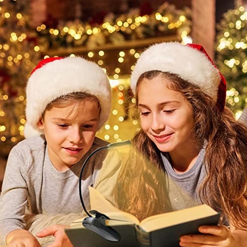 Vekkia Vekkia LuminoLite Rechargeable LED Book Light Clip-on for Reading in Bed 3 Color 3 Brightness Adjustable 70 Hours Wireless White Plastic - View 7 of 8