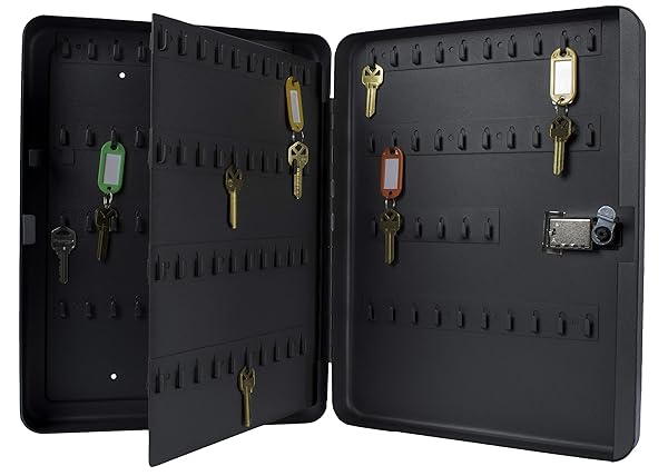 BARSKA Barska Combination Lock Key Cabinet Drop Box - Secure Wall Mount with 156 Positions - View 9 of 10