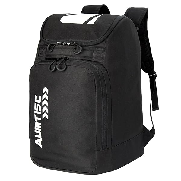 AUMTISC AUMTISC Ski Boot Bag Backpack for Travel Snowboard Boots Helmet Goggles Air Gloves Jacket Perfect for Skiing and Snowboarding