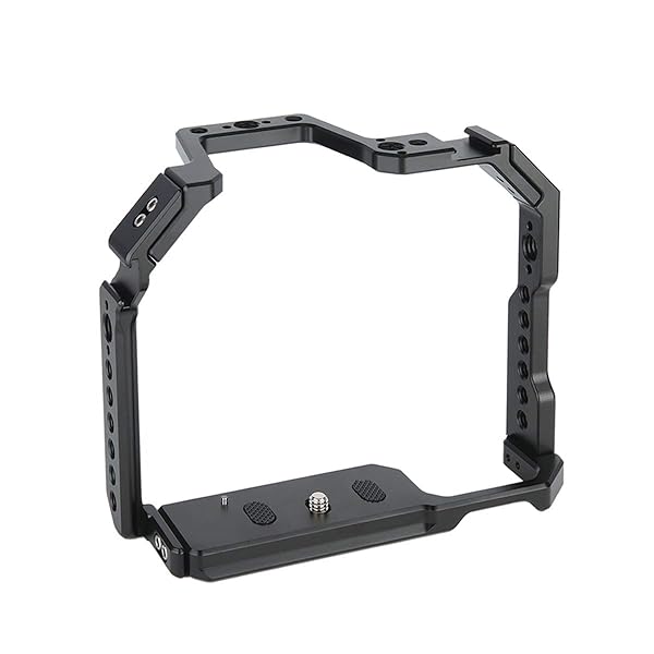 NICEYRIG Buy NICEYRIG Camera Cage for Canon 80D, 90D, 70D - Features NATO Rail, Cold Shoe & 1/4 3/8 Holes - View 2 of 11