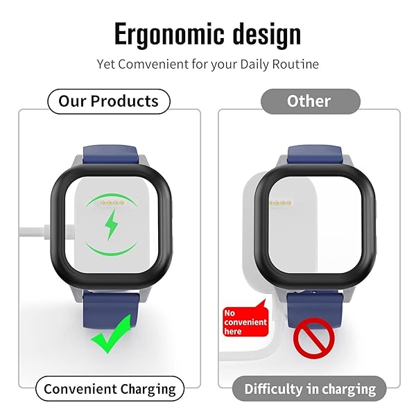 Soarking Soarking Charging Dock for Gizmo Watch 2 - 5ft Cable, Fast Charging, White - Compatible GizmoWatch 2 Charger - View 8 of 11