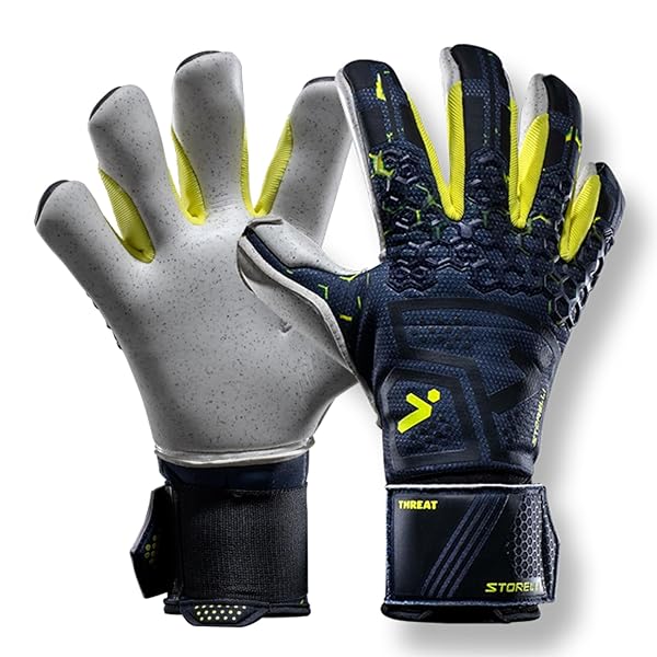 Storelli Storelli Silencer Threat Goalkeeper Gloves: Size 11, High-Impact Protection & Comfort