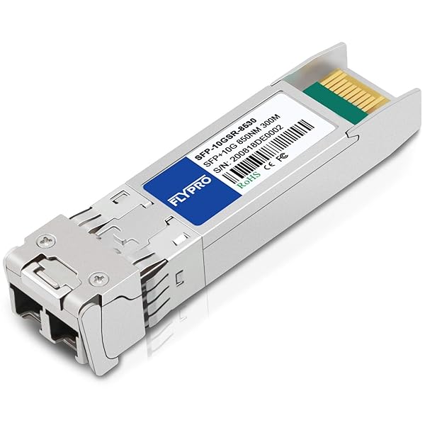 FLYPROFiber FLYPRO Fiber 10GBase-SR SFP+ Transceiver Multimode Module for Dell 407-BBOU 850nm 300m DOM - View 2 of 9