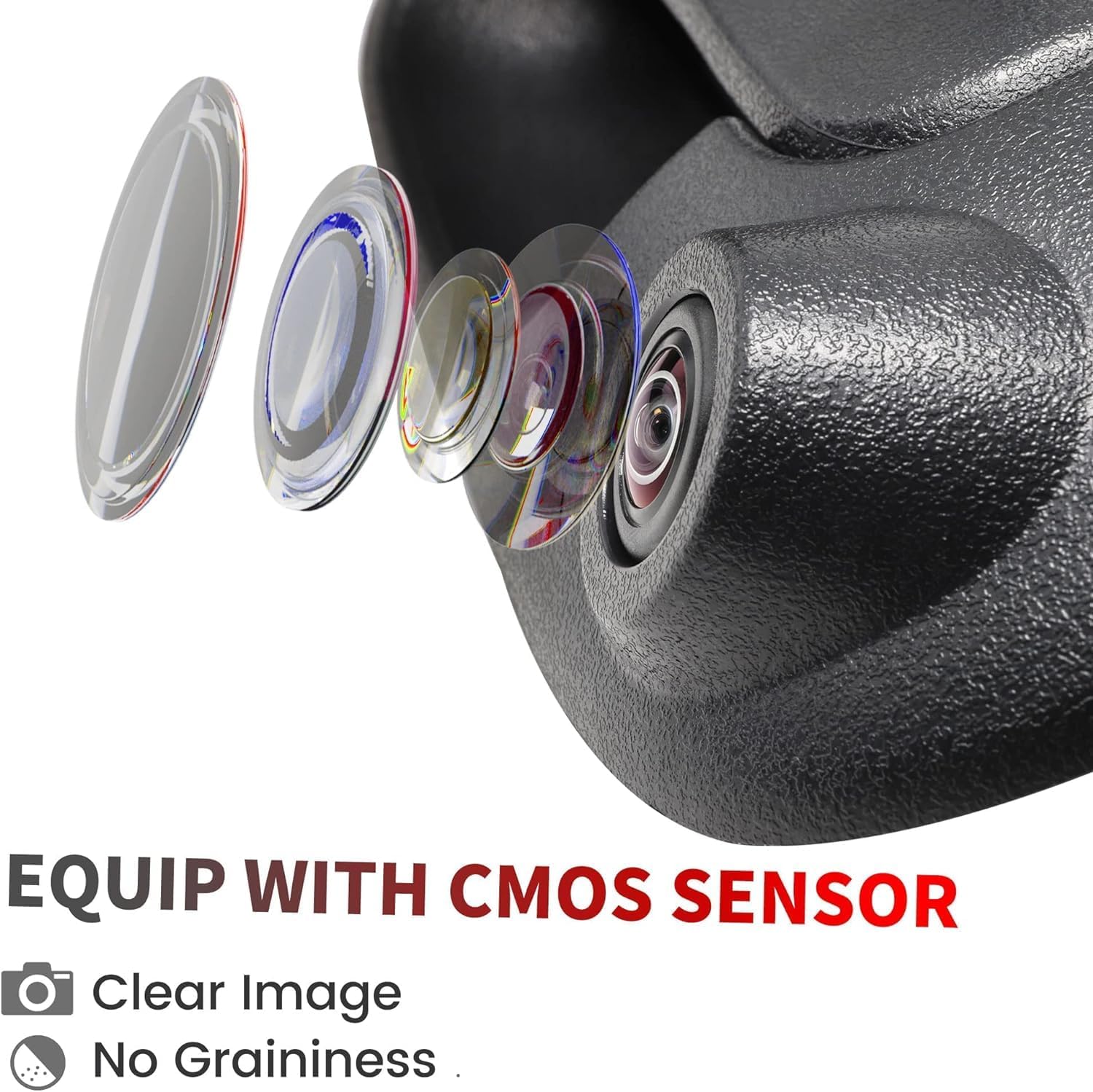 EWAY EWAY Tailgate Handle Backup Reverse Camera with 4.3 Inch Rear View Mirror Monitor Kit for Dodge Ram 1500 2500 3500 2002 to 2008 - View 2 of 9