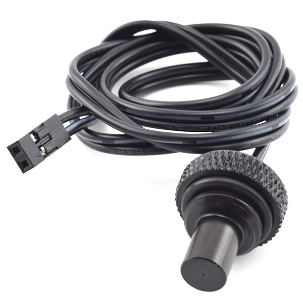 SDTC Tech SDTC Tech G1/4 Temperature Sensor Plug 2pin Dupont Terminal Water Cooling Monitoring Fitting Connector Lengthened Type