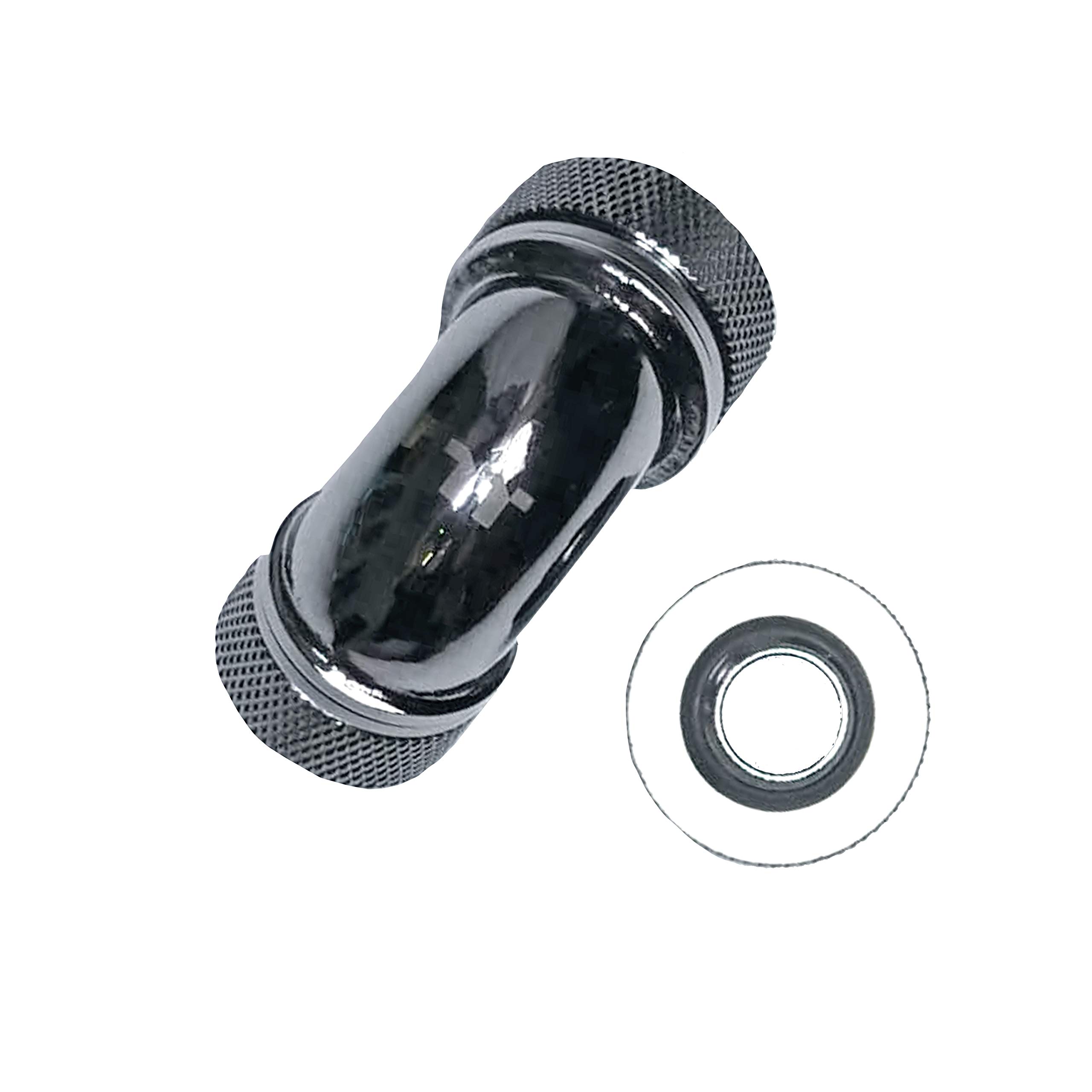 Thermaltake Pacific DIY 16mm OD PETG Compression Fitting Kit Chrome for Efficient Water Cooling Solutions - View 2 of 4