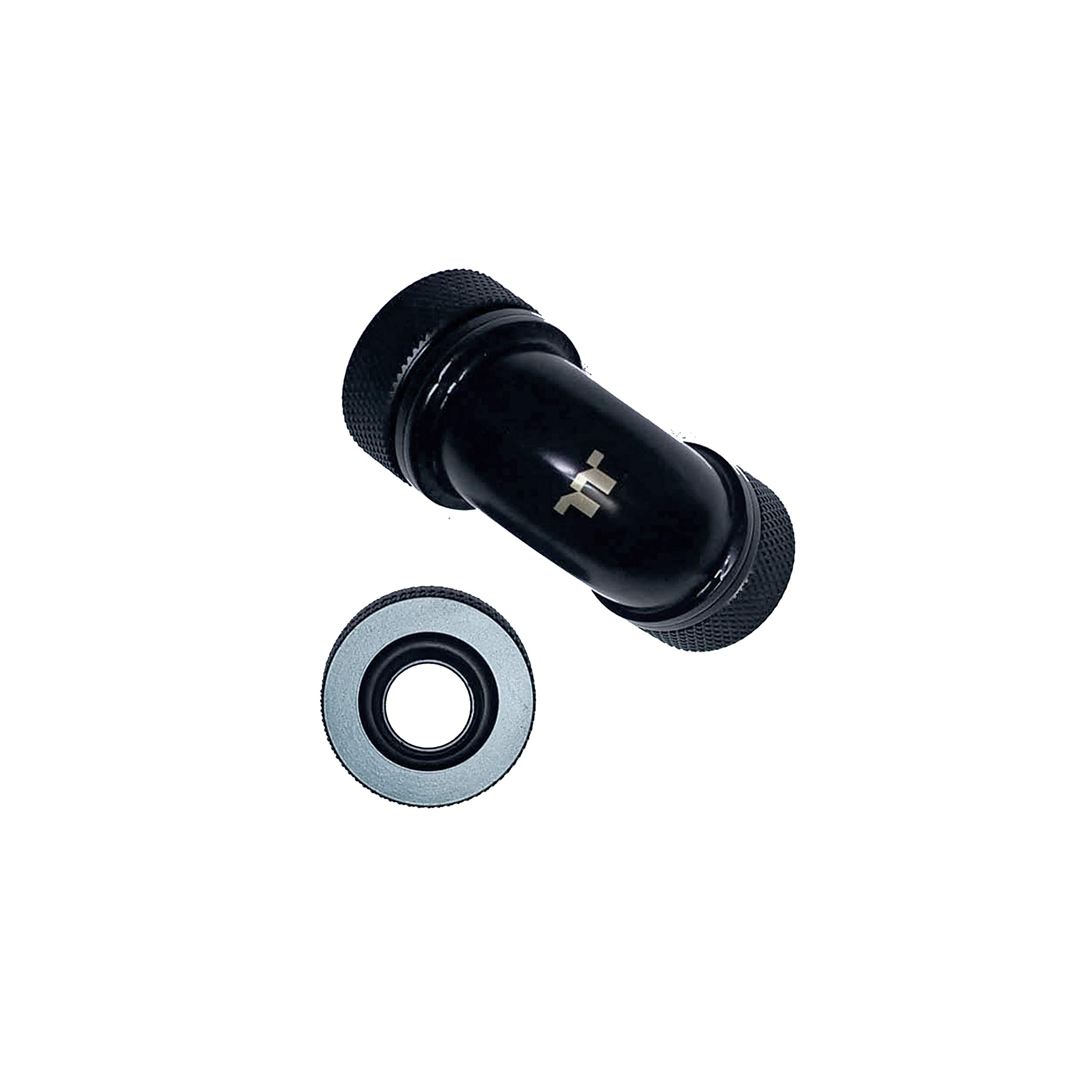Thermaltake Thermaltake Pacific DIY 16mm OD PETG Compression Fitting Kit Black for Custom Water Cooling Systems - View 2 of 4