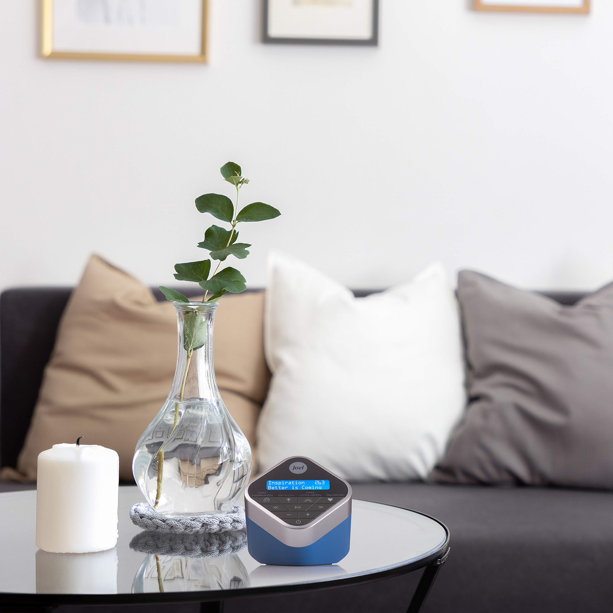 DAWINSIE Joel Osteen Inspiration Audio Cube Featuring Powerful Sermons and Affirmations for Daily Motivation - View 2 of 3