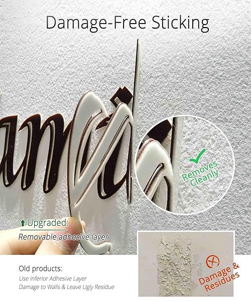 DecorSmart DecorSmart Antlers Family Tree Wall Decor 3D Removable Picture Frame Collage DIY Acrylic Stickers with Deer Head and Family Quote - View 3 of 8