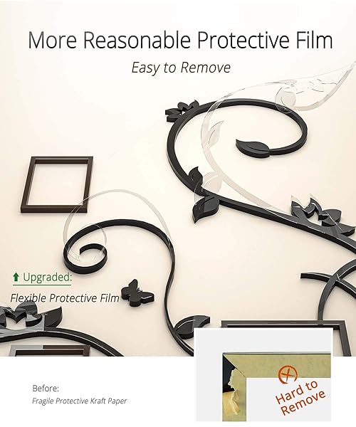 DecorSmart DecorSmart Antlers Family Tree Wall Decor 3D Removable Picture Frame Collage DIY Acrylic Stickers with Deer Head and Family Quote - View 5 of 8