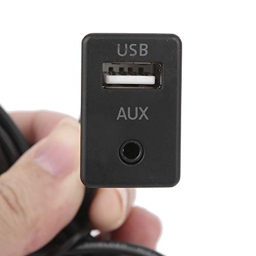 Aramox USB Audio Jack Cable 35mm AUX Extension Adapter Flush Mount USB Port Headphone Jack Panel for Car Boat - View 7 of 8