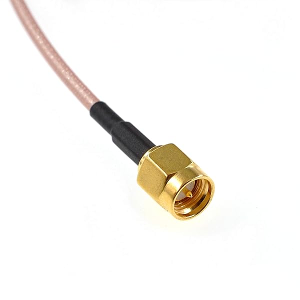 Oiyagai Oiyagai 2pcs SMA Male to Double Alligator Clips Tester Cable 50cm for Reliable Testing and Connections - View 3 of 5