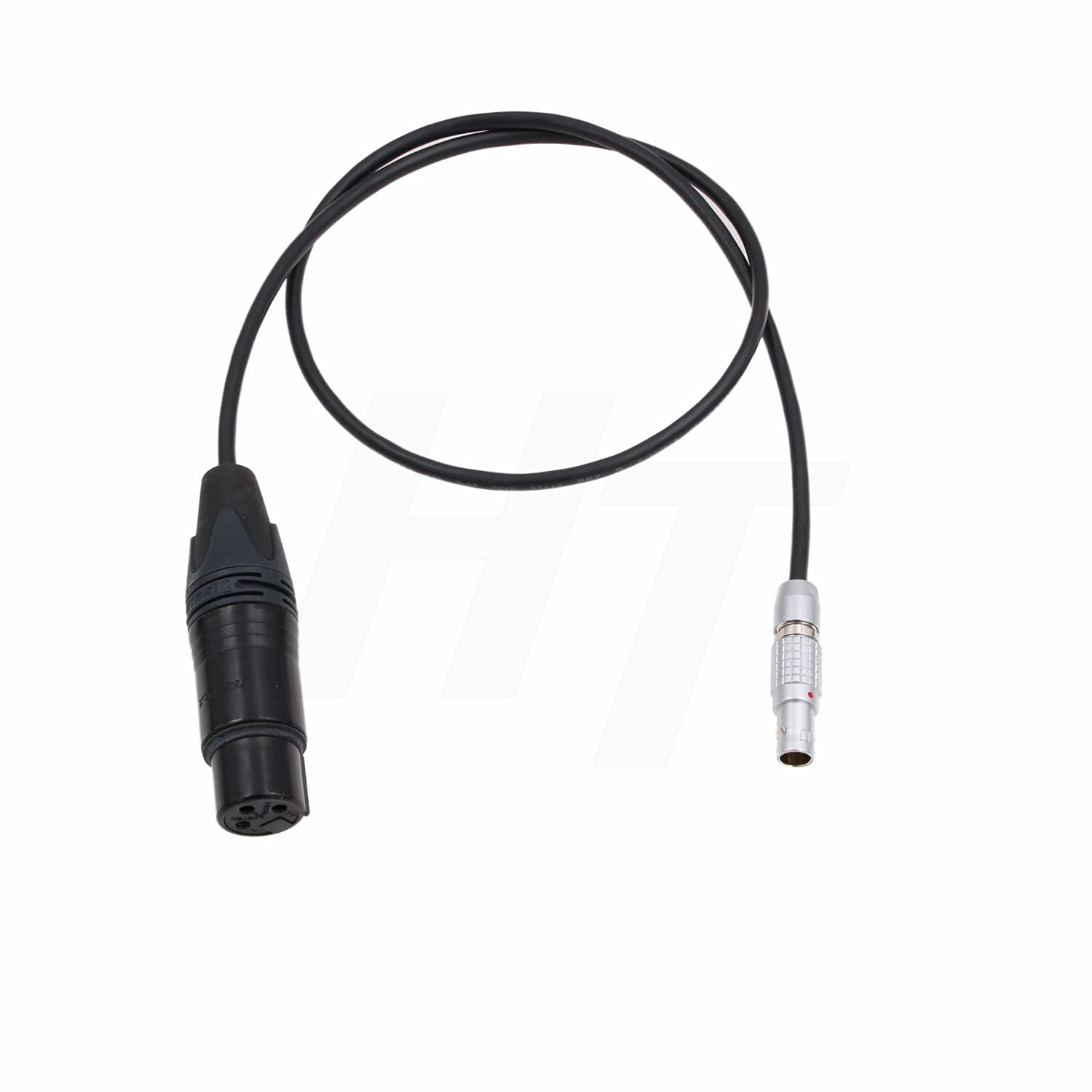 HangTon 3.5mm Audio Cable for ARRI Alexa 35 Mini LF Camera 1/8 TRS to 6 Pin Right Angled 60cm