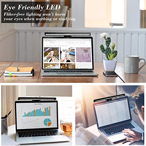 KOOSTONE Koostone Monitor Light Bar: 3 Color Modes & 10 Brightness Levels for Optimal e-Reading & Task Lighting - View 9 of 11