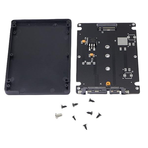GINTOOYUN "GINTOOYUN M.2 to 2.5" SATA Enclosure Adapter - Supports 2230/2242/2260/2280 SSDs, Fast SATA III Converter" - View 4 of 6