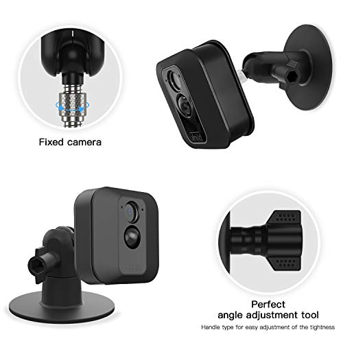 HOLACA HOLACA Screwless Wall Mount Bracket for Blink Cameras Easy Install No Tools No Drilling Strong Adhesive Black 2 Pack - View 4 of 8